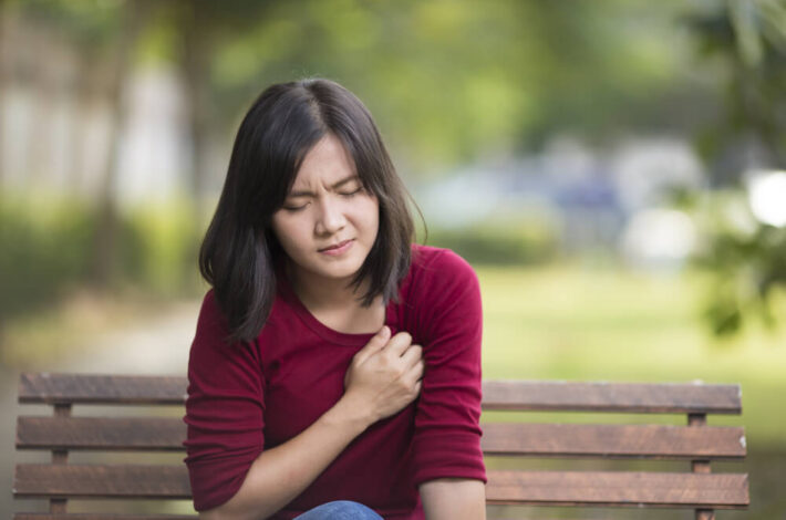 burning pain in breast